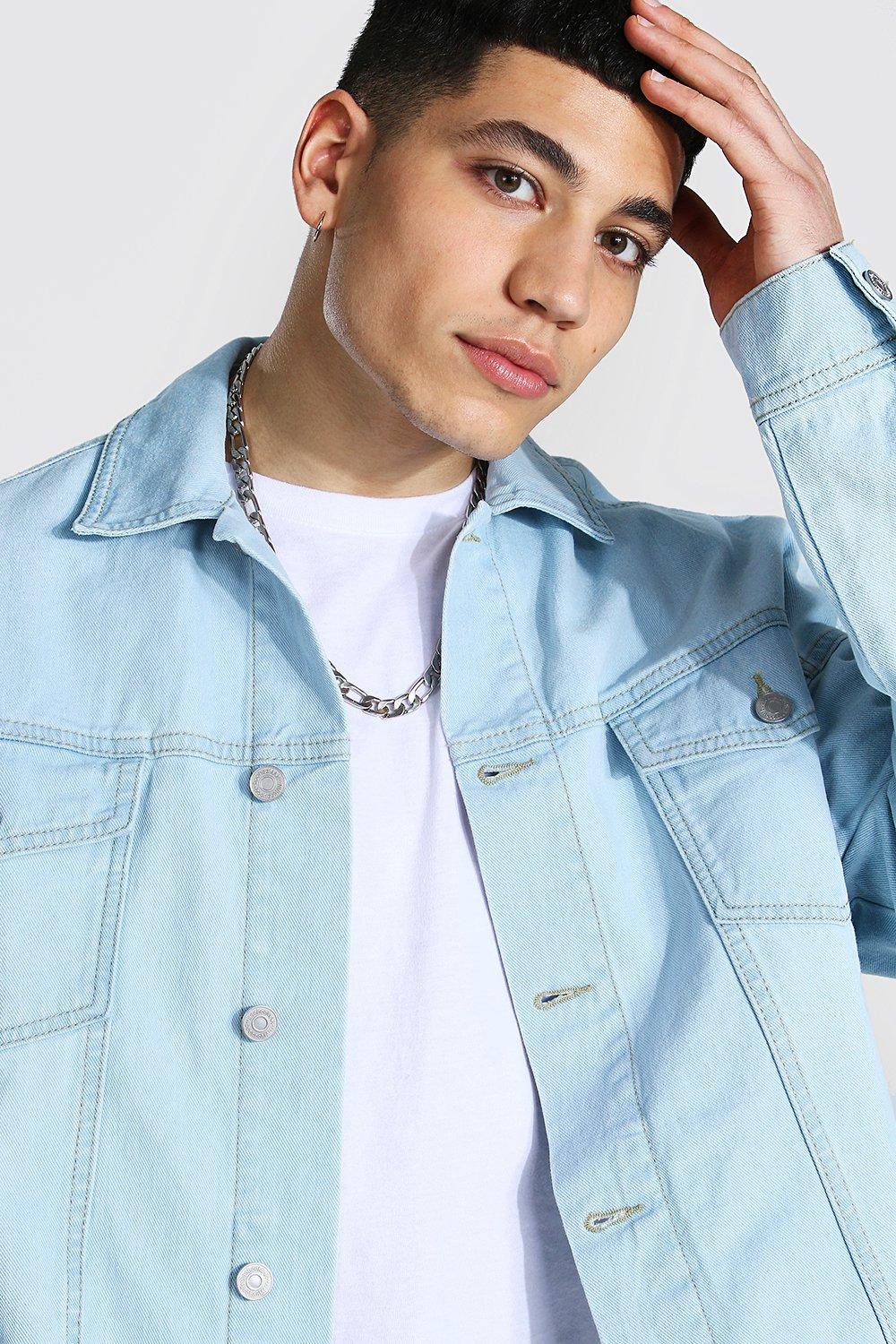 Oversized Denim Jacket boohoo DK